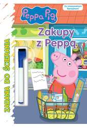 Peppa Pig Zadania do ścierania Zakupy z Peppą