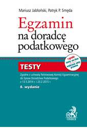Egzamin na doradcę podatkowego Testy