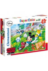 Puzzle SuperColor Maxi 24 Mickey Sport