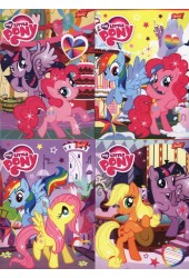 Zeszyt A5 My Little Pony w linie 32 kartki 15 sztuk mix