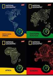 Zeszyt A5 National Geographic w kratkę 60 kartek 10 sztuk mix