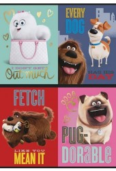 Zeszyt A5 Sekretne życie zwierzaków w linie 32 kartki 15 sztuk mix