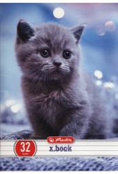 Zeszyt A5 w linie 32 kartki Kotek