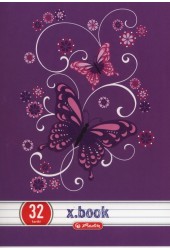 Zeszyt A5 w linie 32 kartki Motyl