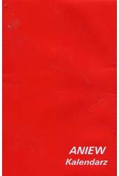 Kalendarz 2019 kieszonkowy Aniew czerwień