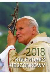 Kalendarz kieszonkowy 2018 św. Jan Paweł II