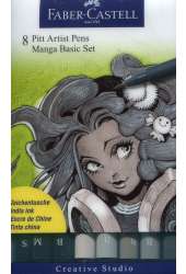 Pisaki Pitt Artist pens Manga 8 kolorów