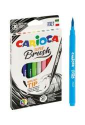 Pisaki Carioca Brush Tip 10 kolorów