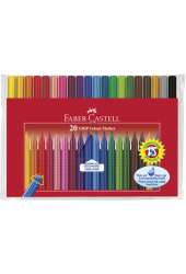 Flamastry Faber-Castell Grip 20 kolorów w etui
