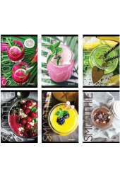 Zeszyt A4 w kratkę 54 kartki Street Smoothie 10 sztuk mix