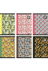 Zeszyt A4 w kratkę 54 kartki Street Fruits 10 sztuk mix