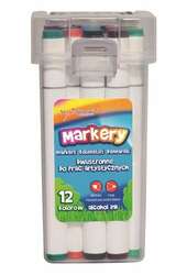 Markery do prac artystycznych 12 kolorów