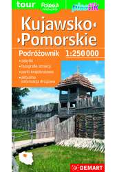 Kujawsko - Pomorskie Podróżownik mapa turystyczna 1:250 000